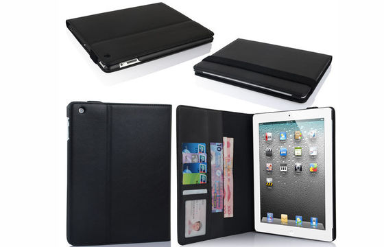 Dompet Gaya ipad2 / ipad3 / ipad4 Tablet PC Kulit Kasus dengan 7 kartu / slot uang