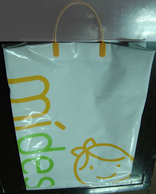 Tas Belanja sisi Gusset Bag Kustom Plastik Dengan Menangani