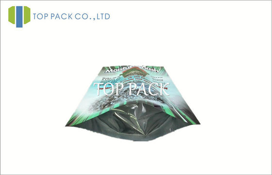 Stand Up Aluminium Foil Pouch Kemasan Untuk Benih, Stand Up Zipper Pouch Bags