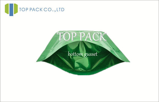 Laminated Plain Stand Up Pouch Kemasan Dengan Bawah Gusset Dan Ziplock