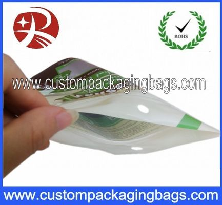 Ziplock plastik Stand Up kantong Kemasan Untuk Biskuit / Cookies
