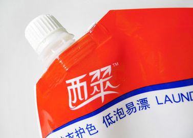 Deterjen Stand Up Pouch Dengan Spout, Side Handle, Personal Care produk Kemasan Bags