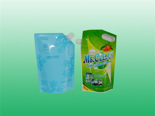 Logo Disesuaikan Foil Pouch Packaging Spout Untuk Kemasan Susu
