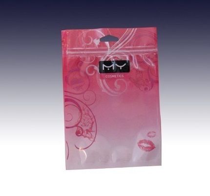 Kosmetik Foil Pouch Kemasan Customized Logo Dengan Zipper Dan Euro Slot