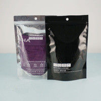 Stand Up Aluminium Foil Bag didaur ulang Shiny Dengan Zipper Seal