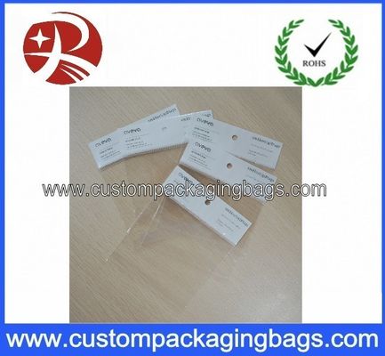 Daur ulang Kemasan Tas Cetak Kustom, Kecil OPP Bags Dengan header