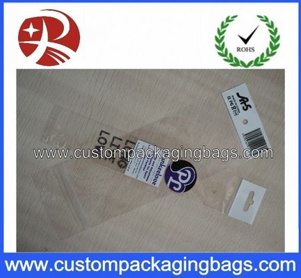 Daur ulang Kemasan Tas Cetak Kustom, Kecil OPP Bags Dengan header