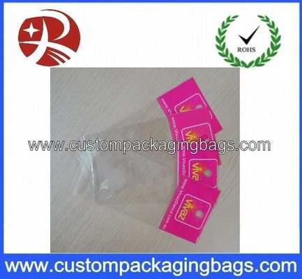 Daur ulang Kemasan Tas Cetak Kustom, Kecil OPP Bags Dengan header