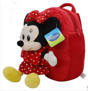 Tas indah Disney anak-anak sekolah ransel Minnie Mouse sekolah untuk anak perempuan