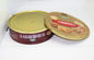 Logam Putaran Hadiah / Cookie Tin Can Packaging Untuk Dekorasi SGS ROHS