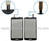 Resolusi tinggi Kartu Tunggal LG L80 Cell Phone Digitizer Hitam / Putih