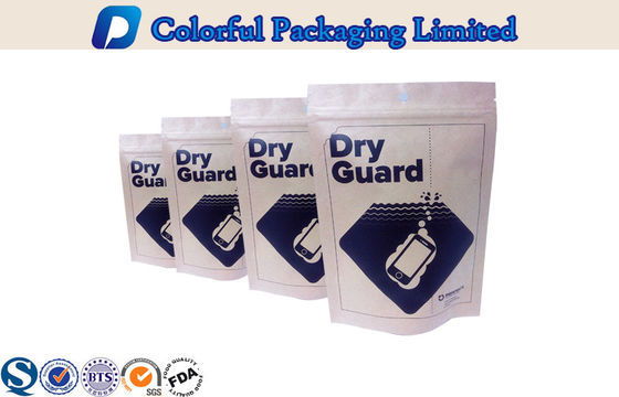 Food Grade Resealable biodegradable Berdiri kantong untuk rempah-rempah, saus, daging