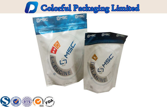 MOPP / VMPET dilaminasi Resealable Stand up kantung dengan kedudukan merobek