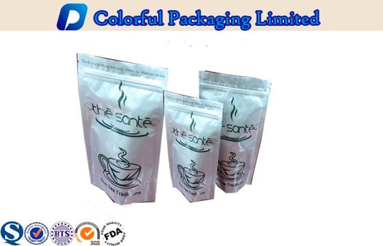 250g / 500g/1 kg Ziplock aluminium Foil berdiri kantong teh Kemasan