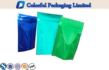 Warna-warni MOPP / PET / PE aluminium Foil Stand up kantung untuk kopi, teh, buah kering