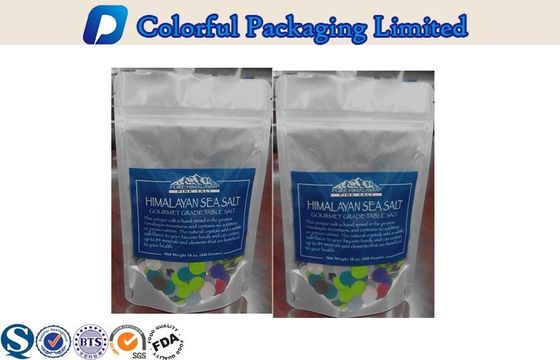 Disesuaikan foil makanan dilaminasi Resealable Berdiri kantong dengan Jendela