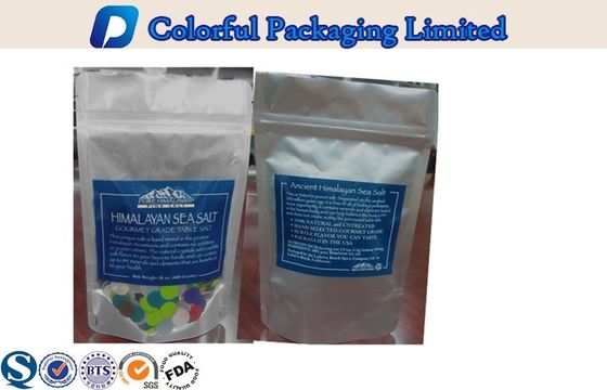 Disesuaikan foil makanan dilaminasi Resealable Berdiri kantong dengan Jendela