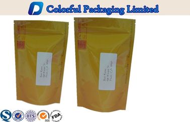 kustom Aluminium dicetak berdiri ritsleting tas kantong untuk daging, makanan beku, makanan hewan