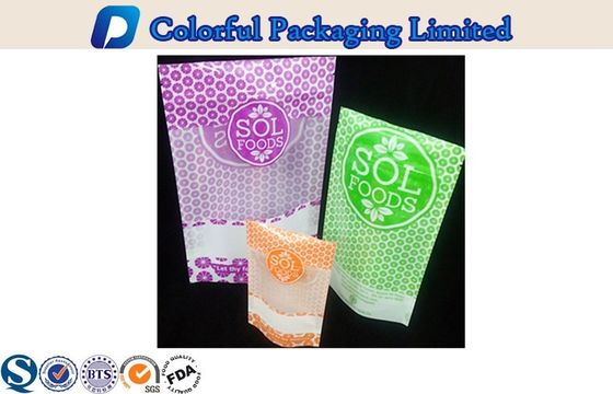 Jendela Permen Aluminium Foil Stand Up Pouch 50g / 100g / 250g Zipper Top