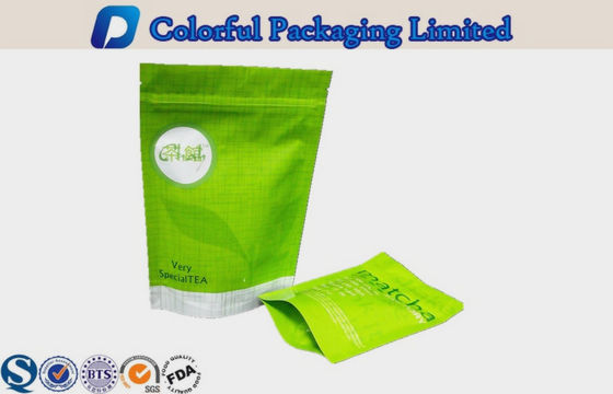 daging beku / makanan disegel kembali Plastik Berdiri Pouch dengan air mata norch, 250g