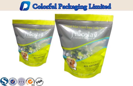 Environmentalc makanan kemasan pvc biodegradable berdiri kantong Dengan Jendela