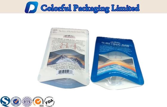 Degradable Lembut Salt seafood Plastik biodegradable Stand Up Pouch Dengan Jendela