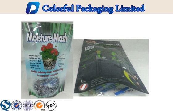 CMYK buah kering / Pantone disegel kembali foil berdiri kantong Dengan Batal Jendela