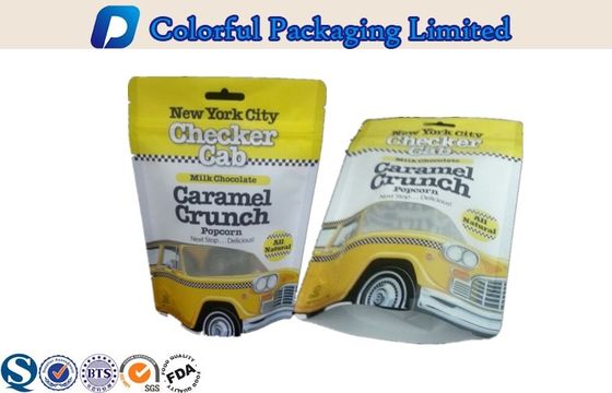 250g Degradable Matte Varish kustom dicetak Plastik Stand Up Pouch untuk Snacks