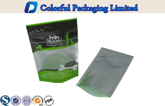 Pet Food Packing Laminated kraft berdiri kantong dengan jendela