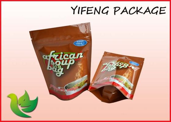 Laminated Resealable Plastik Stand Up Pouch Kemasan Dengan Zipper