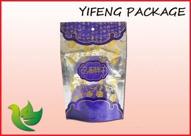Jelas Jendela Plastik Stand Up Pouch Dengan Zipper Untuk Tembakau Packaing