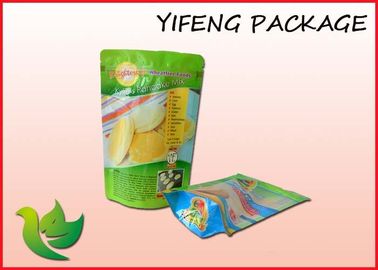 Cookies / Snack Dicetak Plastik Stand Up kantong, Stand Up Resealable kantong