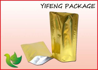 Plain Aluminium Foil Stand Up Pouch Kosong Teh Celup Hitam Emas Perak