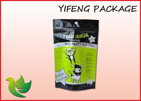 Pet Food Packing Vinyl Tas Dengan Zipper Matt atau Glossy Fishing Lure Bag