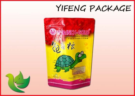 Pet Food Packing Vinyl Tas Dengan Zipper Matt atau Glossy Fishing Lure Bag