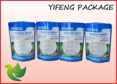PET / PE ritsleting Stand Up Pouch Kemasan Bag Untuk Solt 3 Lapisan Minyak Bukti