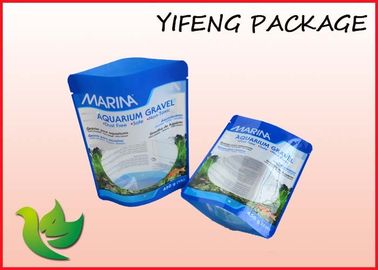 PET / PE ritsleting Stand Up Pouch Kemasan Bag Untuk Solt 3 Lapisan Minyak Bukti