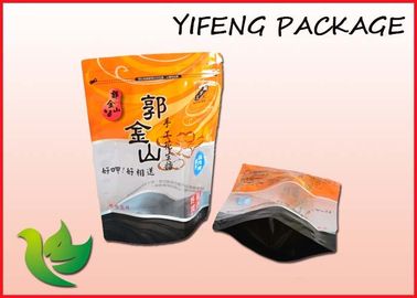PET / PE ritsleting Stand Up Pouch Kemasan Bag Untuk Solt 3 Lapisan Minyak Bukti