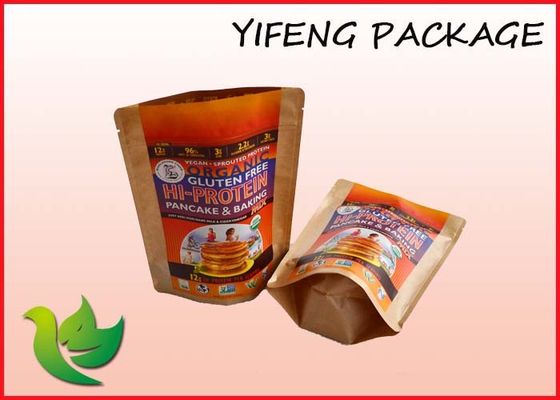 Bawah Gusset Spice Plastik Stand Up kantong Custom cetak Bag Dengan Zipper
