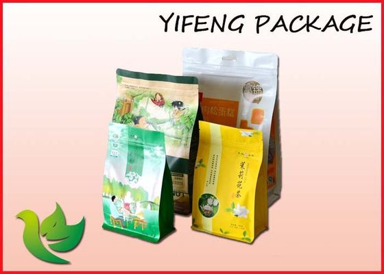 Jelas PE BOPP Plastik Blok Bawah Bag Custom cetak Tas Untuk Makanan Beku
