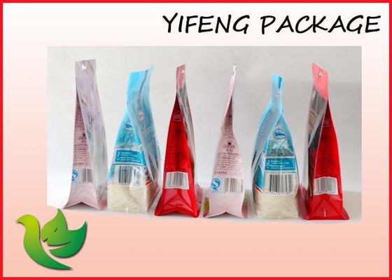 Waterproof Blok datar Bawah Pouch Laminated Plastik Box Pouch Food Grade