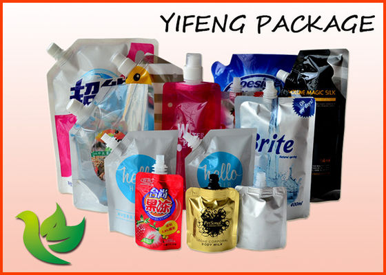 Kualitas tinggi Disesuaikan Colorful Printed Reusable Makanan Spout Pouch