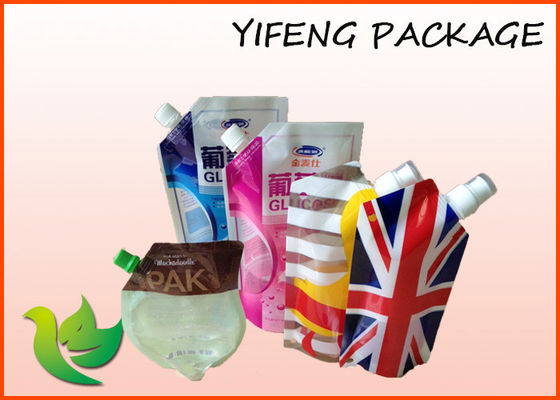 Kualitas tinggi Disesuaikan Colorful Printed Reusable Makanan Spout Pouch