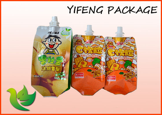 Jus Kemasan Spout Pouch Side Gusset Box Pouch Dengan Spout