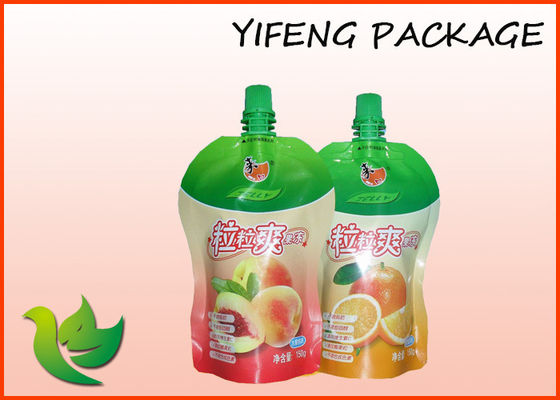 Disesuaikan Aluminium Foil Berdiri Reusable Spout Pouch Untuk Makanan Cair