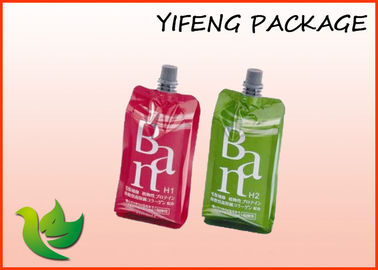 Dicetak Reusable Bawah datar Pouch Minyak Bukti Untuk Saus Kemasan