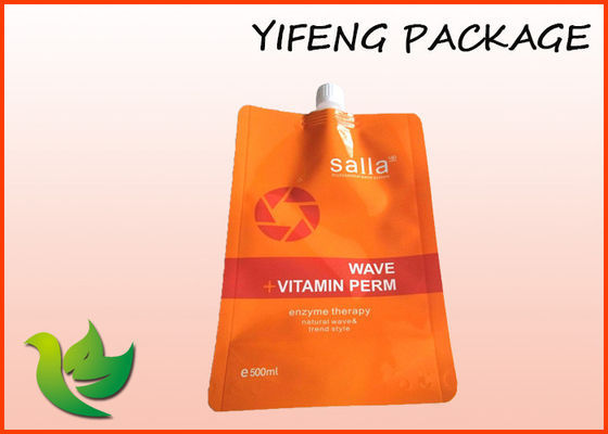 Plastik Stand Up Pouch 500ml Spout Untuk Juice Anggur Minuman Shampoo