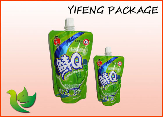 Plastik Stand Up Pouch 500ml Spout Untuk Juice Anggur Minuman Shampoo