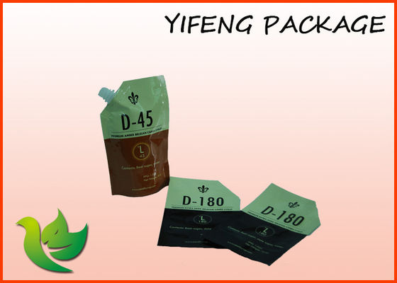 Custom cetak Spout Pouch Aluminium Foil Makanan Hewan Fleksibel Kemasan Bag