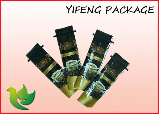 Side Gusset Aluminium Foil Kopi Kemasan Bag Dengan Tin Tie
